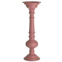 Κηροπήγιο 3-70-285-0094 Φ10x31cm Pink Inart Μέταλλο