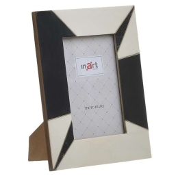 Κορνίζα 3-30-249-0001 10x15cm Black-Mint Inart Πολυρεσίνη