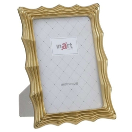 Κορνίζα 3-30-167-0046 10x15cm Gold Inart Πολυρεσίνη