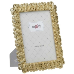 Κορνίζα 3-30-167-0050 10x15cm Gold Inart Πολυρεσίνη