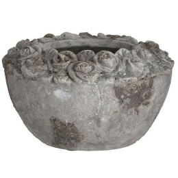 Διακοσμητικό Μπωλ 3-70-507-0363 Φ20x12cm Grey Inart Τσιμέντο