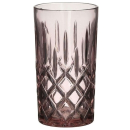 Ποτήρια Νερού (Σετ 6Τμχ) 3-60-621-0063 Φ7,5x13,5cm Pink Inart Γυαλί