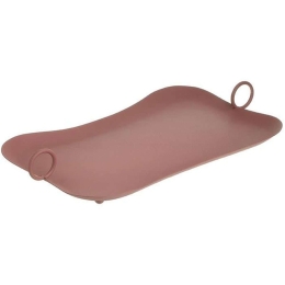 Δίσκος Σερβιρίσματος 3-70-285-0096 37x22x6cm Pink Inart Μέταλλο