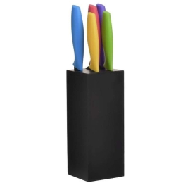 Μαχαίρια Σε Βάση (Σετ 5Τμχ) 6-60-373-0032 8x8x34cm Multi Click Ανοξείδωτο Ατσάλι