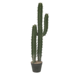 Διακοσμητικός Κάκτος Σε Γλάστρα 3-85-457-0022 Pl Green 25x16x92cm Inart Πλαστικό