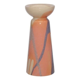Κηροπήγιο 3-70-473-0062 Multi Φ11x26cm Inart Κεραμικό