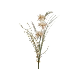 Διακοσμητικό Λουλούδι-Κλαδί 3-85-084-0138 58cm Light Blue Inart Μέταλλο,Ύφασμα
