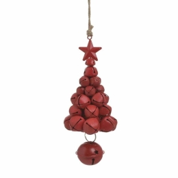 Δεντράκι Κρεμαστό Μεταλλικό 2-70-822-0117 7x7x17cm Red Inart