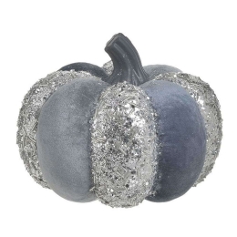 Κολοκύθα 2-70-758-0067 Φ20x16cm Grey-Silver Inart