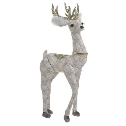 Τάρανδος 2-70-758-0039 13x5x29cm White-Gold Inart