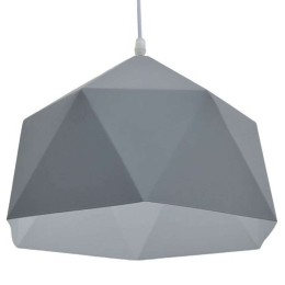 Φωτιστικό Οροφής 6-10-151-0004 Φ38x38/110cm 1xE27 60W Grey Click