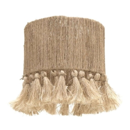 Φωτιστικό Οροφής Με Φούντες 3-10-564-0005 Φ30x30cm Natural Inart