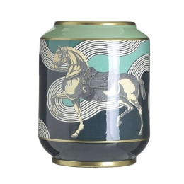 Βάζο Κεραμικό 3-70-046-0049 Φ24x32cm Multi Inart Κεραμικό