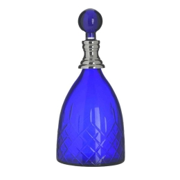 Καράφα 3-70-085-0223 Φ13x26cm Blue-Silver Inart Μέταλλο,Γυαλί