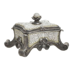Μπιζουτιέρα 3-70-117-0179 19x15x12cm Multi Inart Ρητίνη
