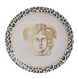 Πιάτο Γλυκού Μέδουσα (Σετ 6Τμχ) 3-60-022-0032 Φ20cm Multi Inart Κεραμικό