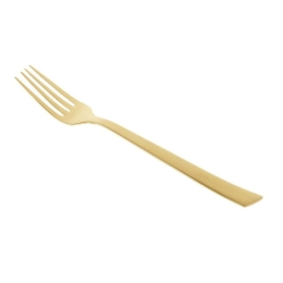 Πιρούνι Φαγητού 7-60-394-0027 21,2cm Gold Inart Μέταλλο