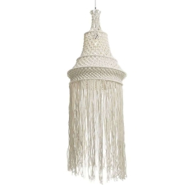 Φωτιστικό Οροφής Μακραμέ 3-10-889-0014 Φ41x94cm 1xE27 10W Natural Inart