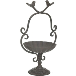 Διακοσμητική Πιατέλα 3-70-569-0066 24x17x35cm Brown Inart Μέταλλο