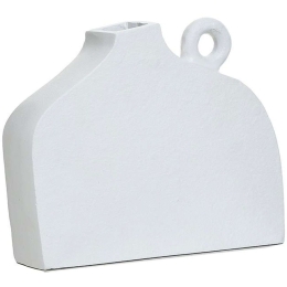Βάζο 3-70-282-0039 24x5x20cm White Inart Αλουμίνιο