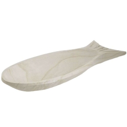 Διακοσμητική Πιατέλα Ψάρι 3-70-804-0054 44x18x5cm Beige Inart Ξύλο