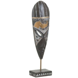 Διακοσμητική Προτομή 6-70-508-0106 10x7x42cm Black-Bronze Click Πολυρεσίνη