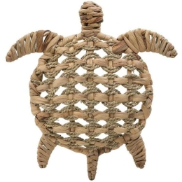 Διακοσμητική Χελώνα 3-70-717-0014 33x31x6cm Natural Inart Ψάθα