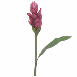 Διακοσμητικό Κλαδί-Λουλούδι 3-85-246-0284 100cm Green-Pink Inart Πλαστικό