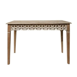 Κονσόλα 3-50-245-0019 128x40x77cm White-Natural Inart