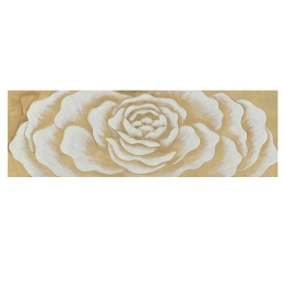 Πίνακας Σε Καμβά Λουλούδι 3-90-519-0280 50x3x150 Gold Inart Πανοραμικοί Καμβάς
