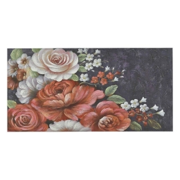 Πίνακας Σε Καμβά Λουλούδια 3-90-916-0006 120x3x60 Multi Inart Οριζόντιοι Καμβάς