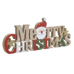 Διακοσμητικό Επιτραπέζιο Merry Christmas 2-70-540-0180 40x2x17cm Multi Inart
