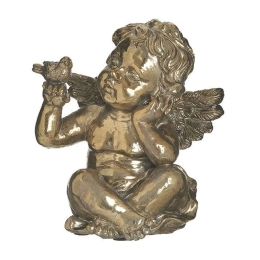 Διακοσμητικός Άγγελος 2-70-507-0005 23x18x28cm Gold Inart