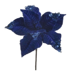 Λουλούδι - Κλαδί 2-85-397-0100 55cm Blue Inart