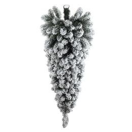 Χριστουγεννιάτικο Δέντρο 2-85-566-0069 120cm (155Tips) White-Green Inart