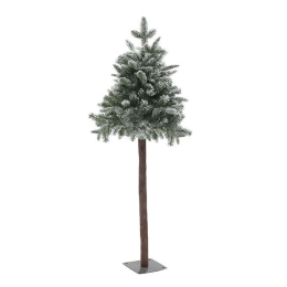 Χριστουγεννιάτικο Δέντρο Σε Βάση 2-85-566-0094 170cm (136Tips) White-Green Inart