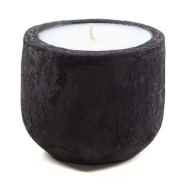 Βάση Ρεσώ Mingi 0630027 (15x15x14cm) Black Spot Gray Clay/Terracotta Soulworks Κεραμικό