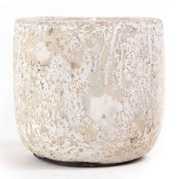 Κερί Mingi 0630064 13x13x12cm White Soulworks Κεραμικό
