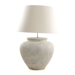 Φωτιστικό Επιτραπέζιο Zimp 0630002 (60x60x50cm) Cream GRC Soulworks Τσιμέντο