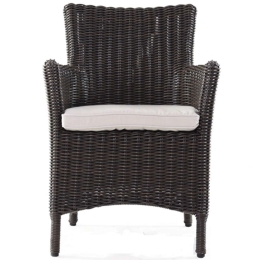 Καρέκλα Rio 140006 60x55x85cm Με Μαξιλάρι Wenge-Cream Soulworks