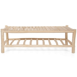 Τραπέζι Καθιστικού Tarde 780005 140x70x45cm Natural Soulworks