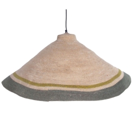 Φωτιστικό Οροφής Iguala 840012 88x88x36cm Natural-Grey Soulworks