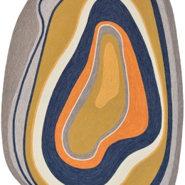 Χαλί Aura 477306 Blue-Yellow Brink & Campman 160X230cm