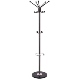 Καλόγερος Περιστρεφόμενος Margo Ε727 Φ37x170cm Walnut Μέταλλο,Μάρμαρο