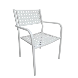 Πολυθρόνα Caprice White Ε5172,1 54x51x84 cm