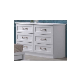 Συρταριέρα Life White EM364,1 120X40X76 cm Μελαμίνη