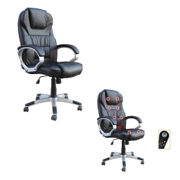 Καρέκλα Γραφείου Massage BF7300 Black EO285,1 66x72x112/122 cm