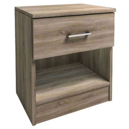Κομοδίνο Life Με 1 Συρτάρι ΕΜ369,2 Sonoma Mdf