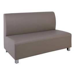 Καναπές 2θέσιος Bandy Ε952,24 130x71x88cm Pu Sand-Grey Τεχνόδερμα