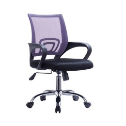 Πολυθρόνα Γραφείου Με Ανάκλιση BF2101-F ΕΟ254,21F  Chrome Purple-Black
